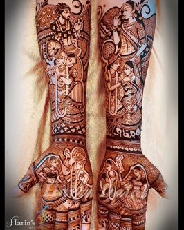 Unique Bridal Mehndi Design